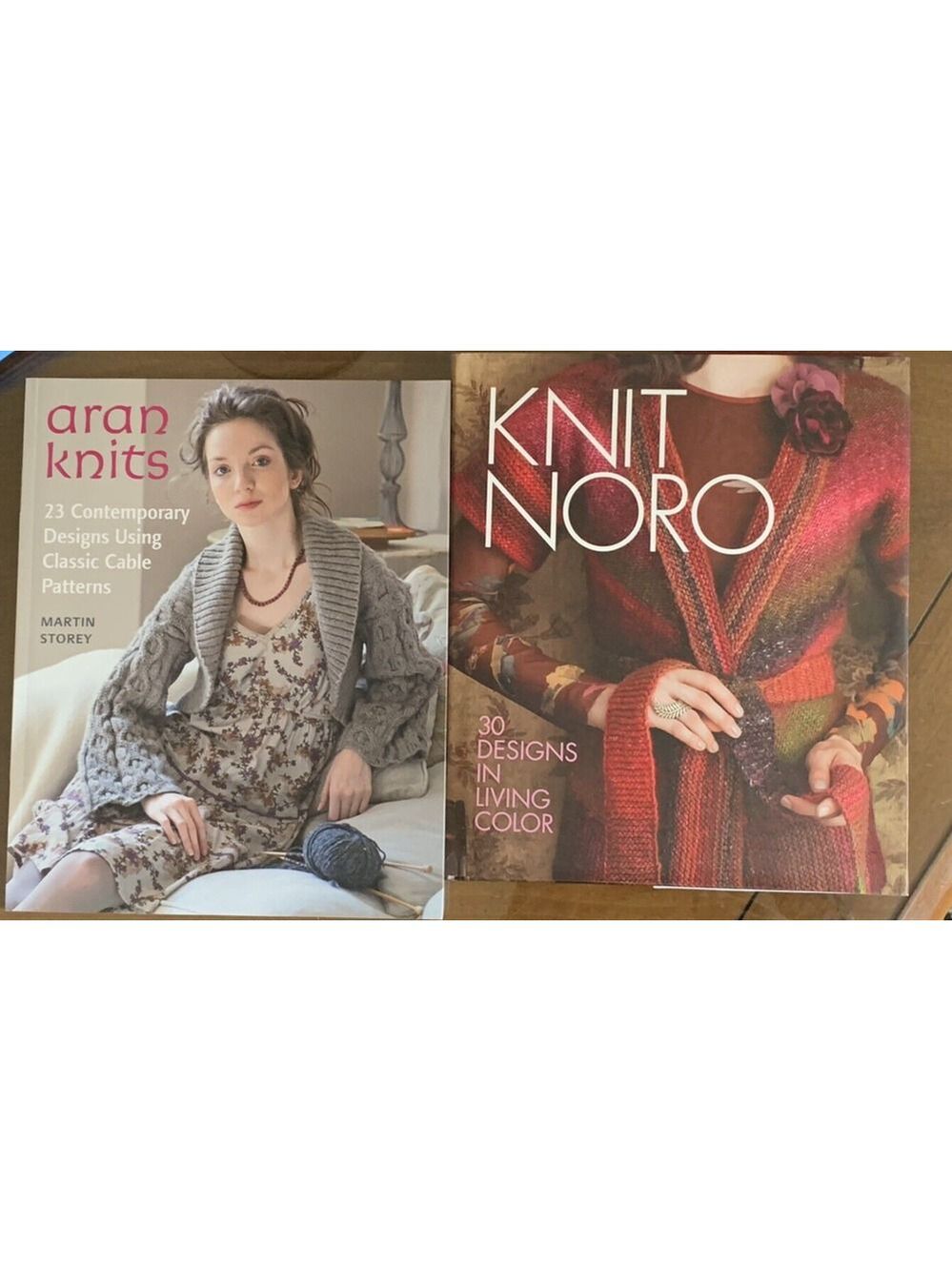 Aran Knits: 23 Contemporary Designs Classic Cable Patterns Storey knit noro book